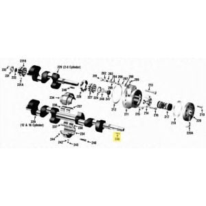 Vilter 31994B, Key 440 Crankshaft Small